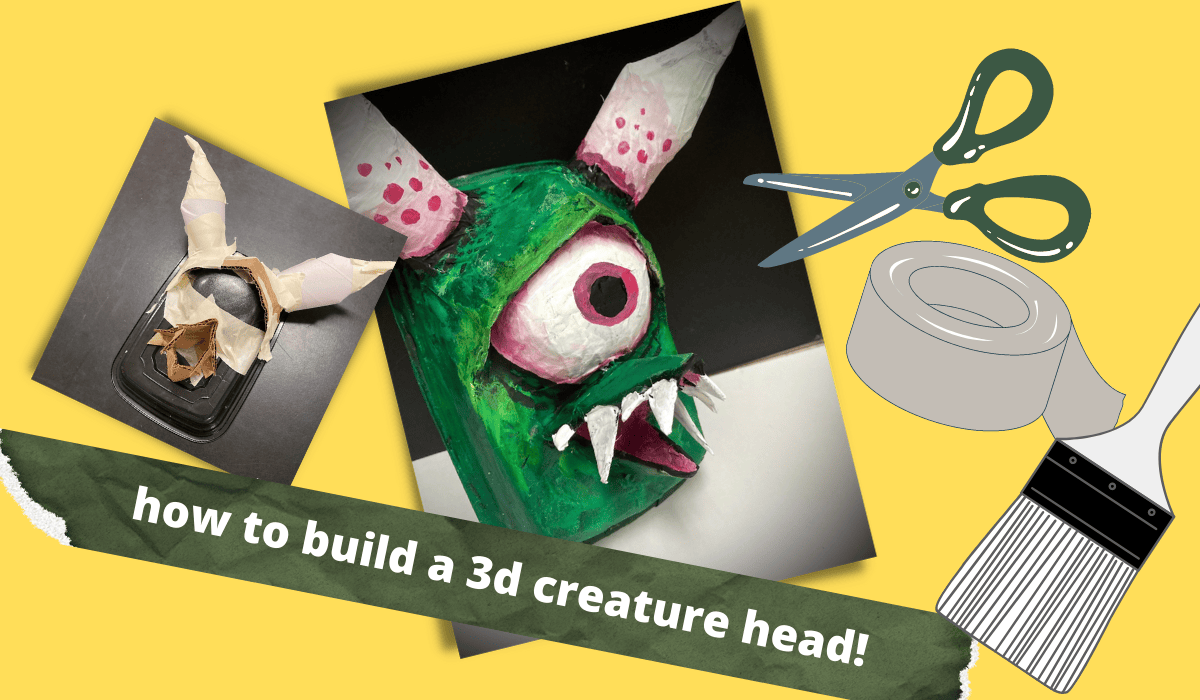 Creature Face Tutorial How to build a 3d creature head! » Make a Mark Studios