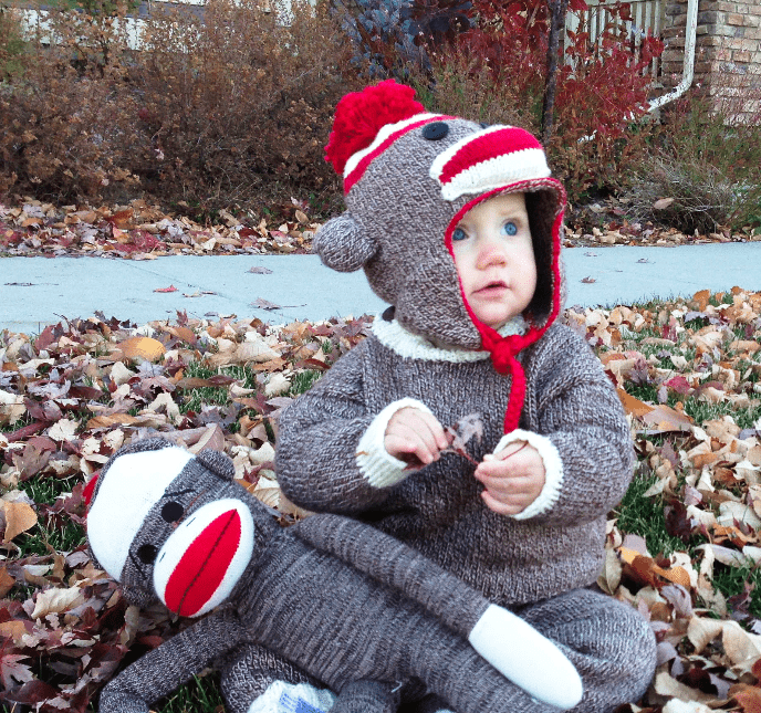 You can knock out your entire thanksgiving shopping list at costco. TUTORIAL: Baby Knit Sock Monkey Halloween Costume