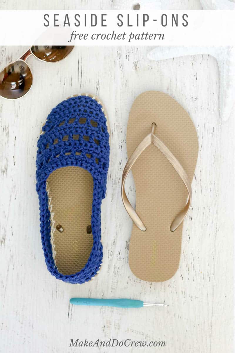 crochet shoes with rubber bottoms free toms style pattern