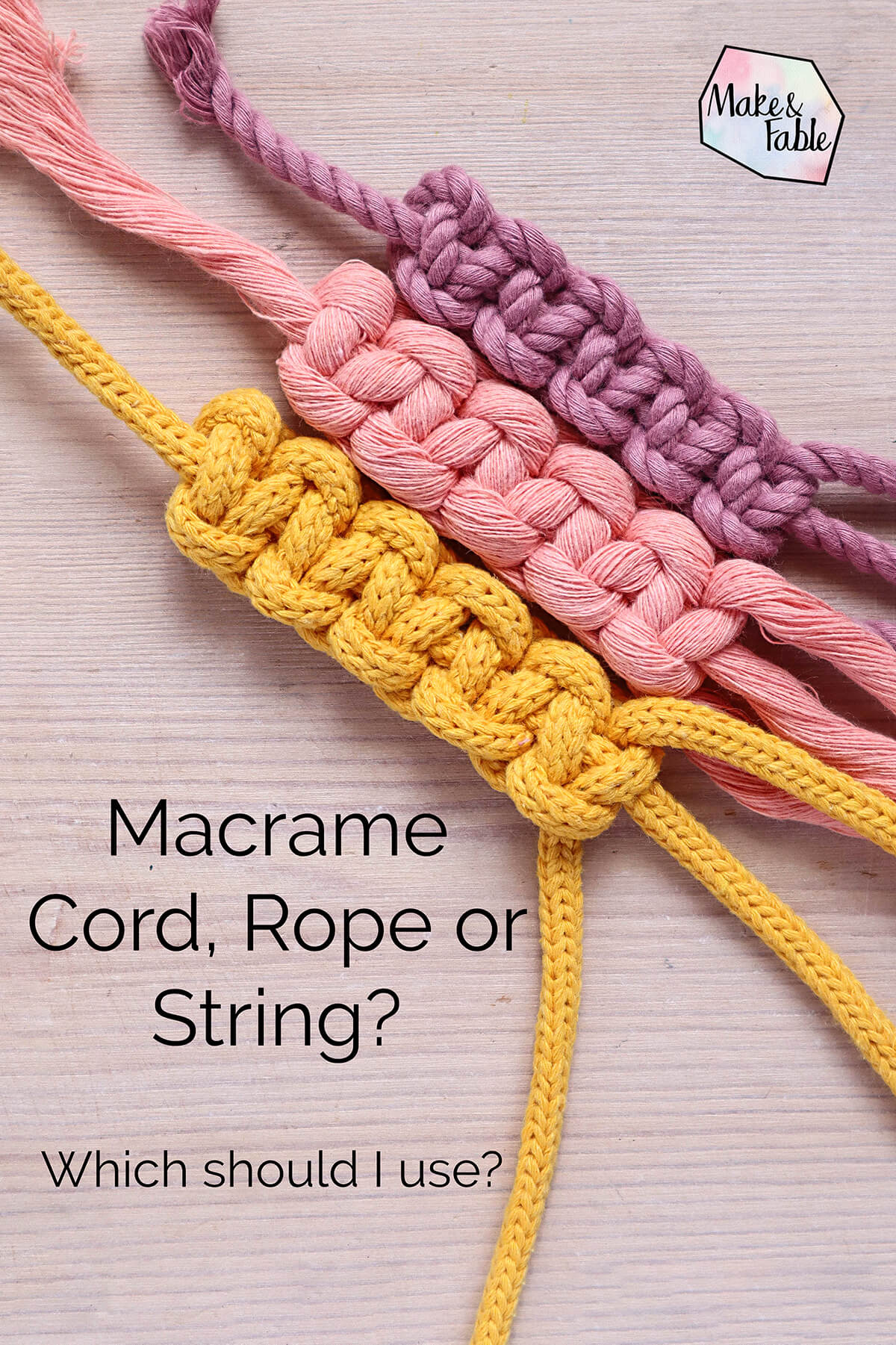 What Macrame Cord Should I Use? -