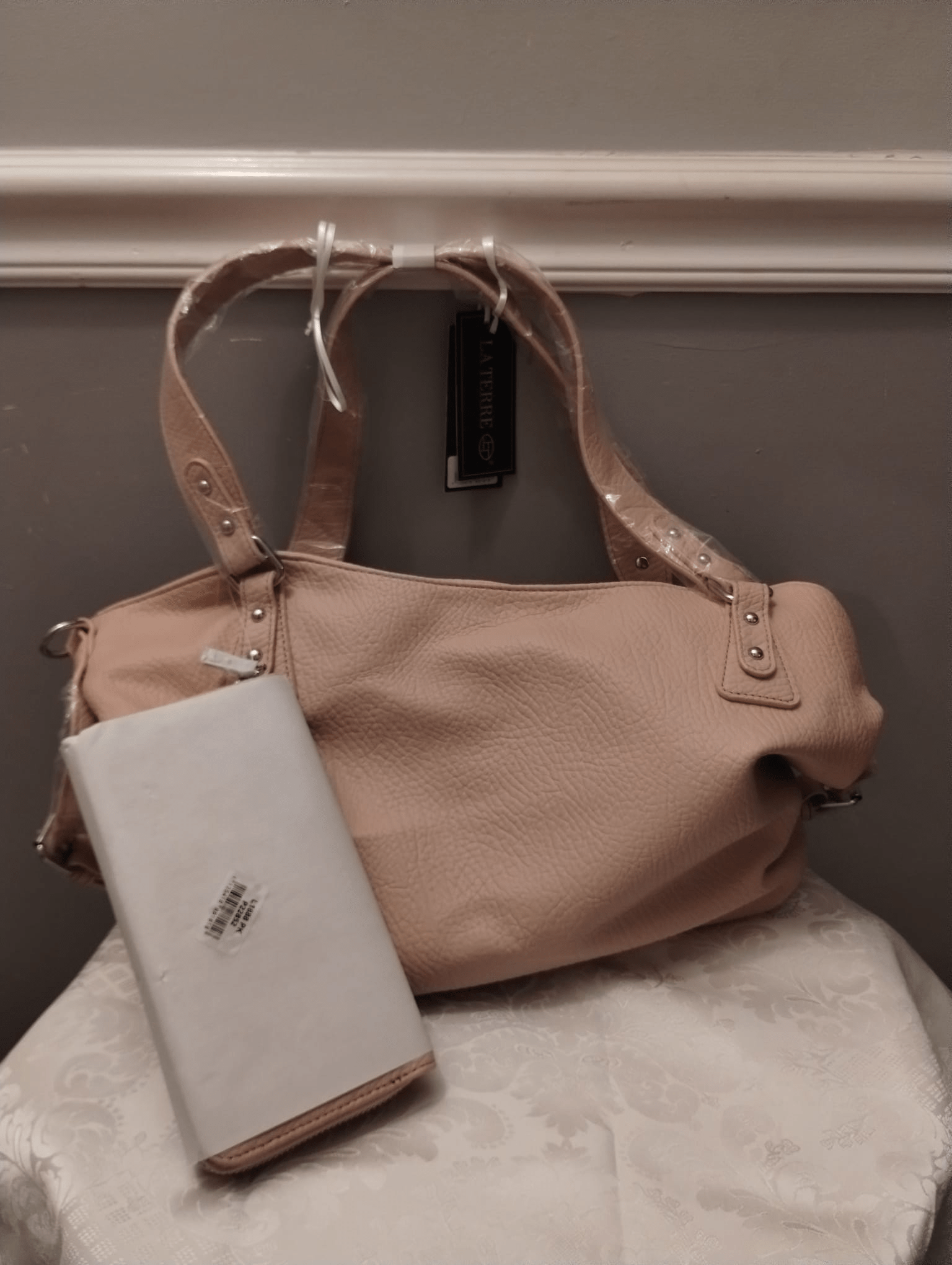 Bolso de Mujer 2 piezas Rosado Suave