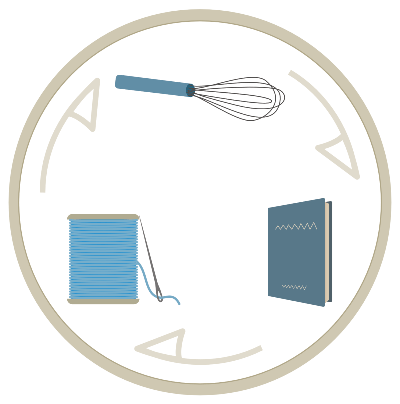 Bake Make Eat Repeat Home - Abstract Patterns - Elegant 8K Collection