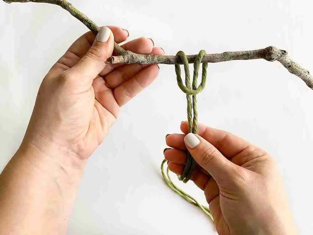 macrame leaves tutorial