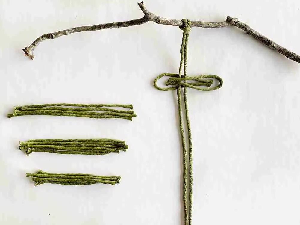 macrame leaves tutorial