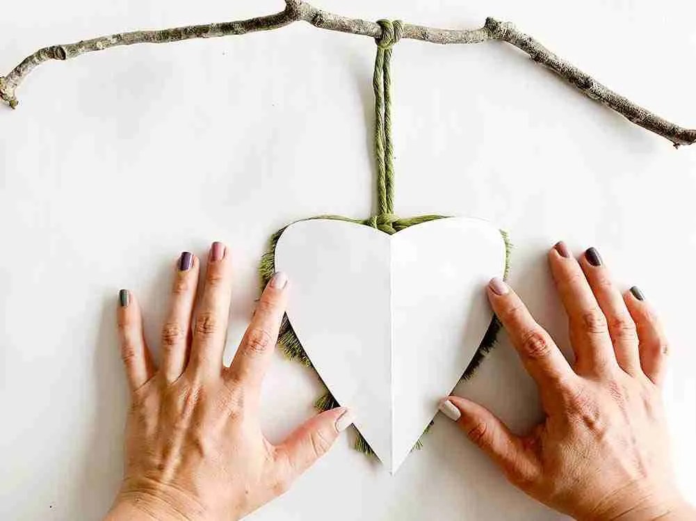 macrame leaves tutorial