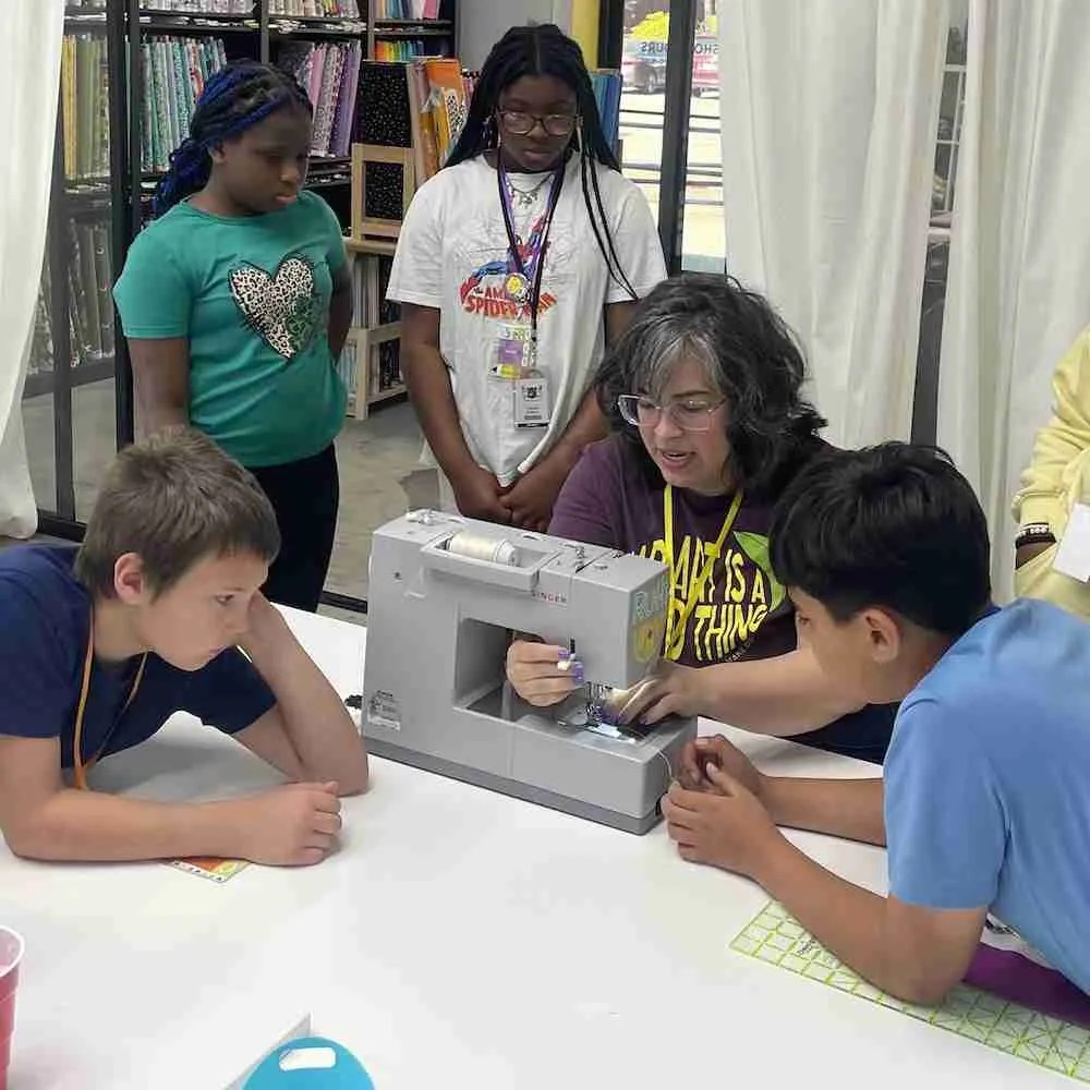 beginner sewing for kids