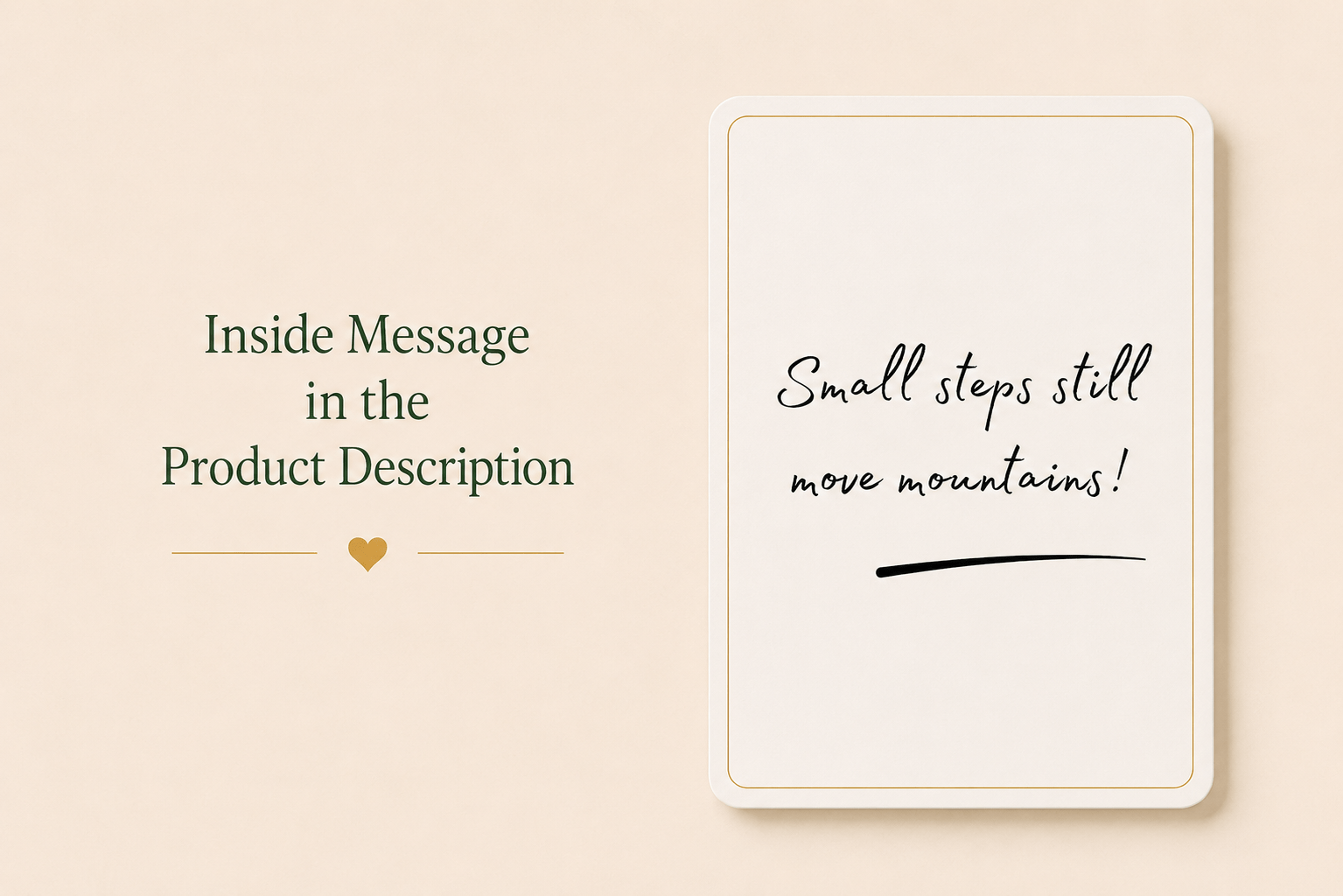 Clarity Card reminding you that small, consistent steps create meaningful progress, encouraging hope, resilience and personal growth.