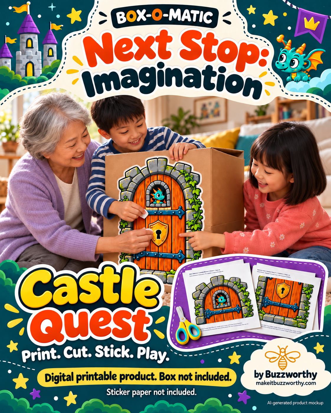 Box-o-Matic Castle Quest — Payhip product poster