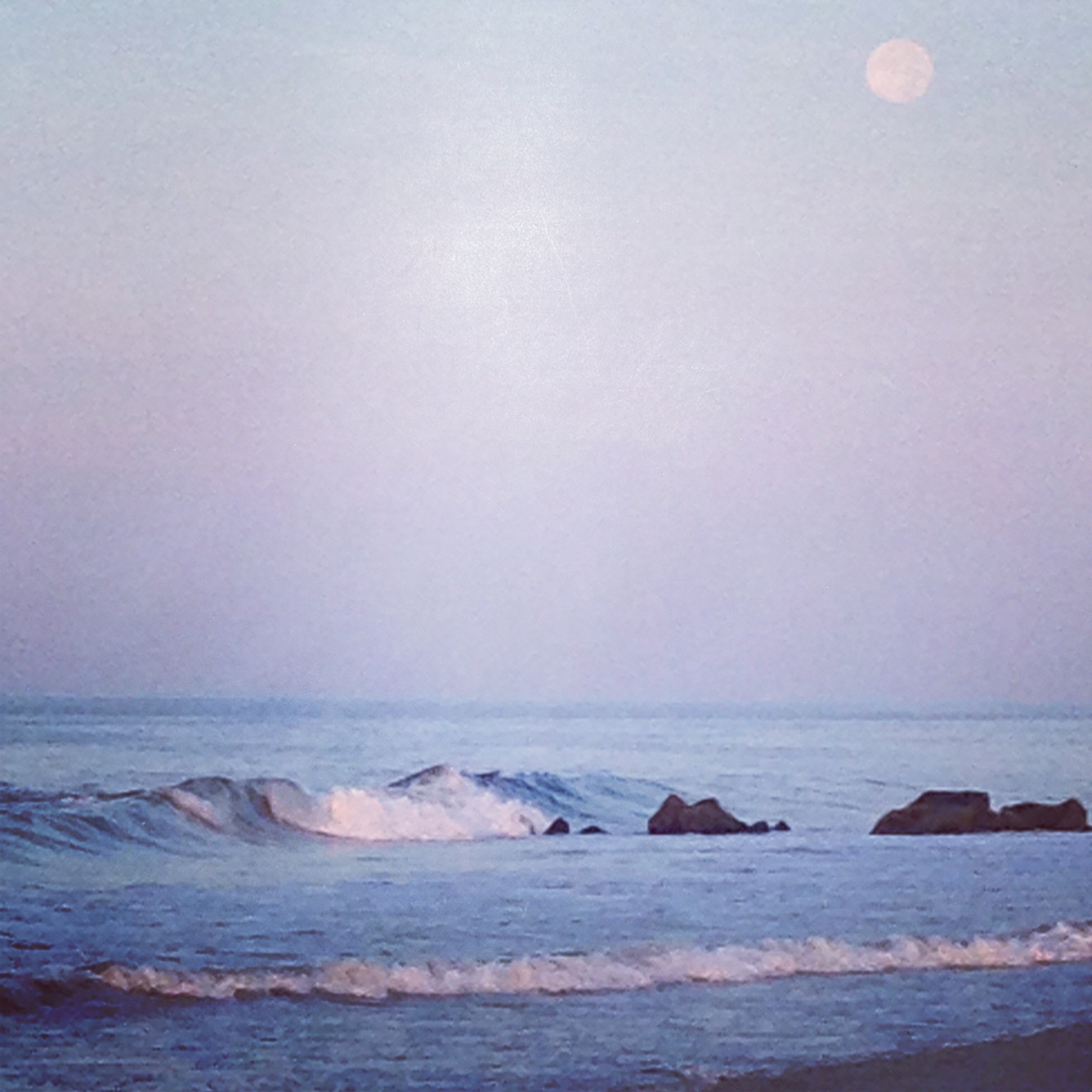 Dawn on the beach.