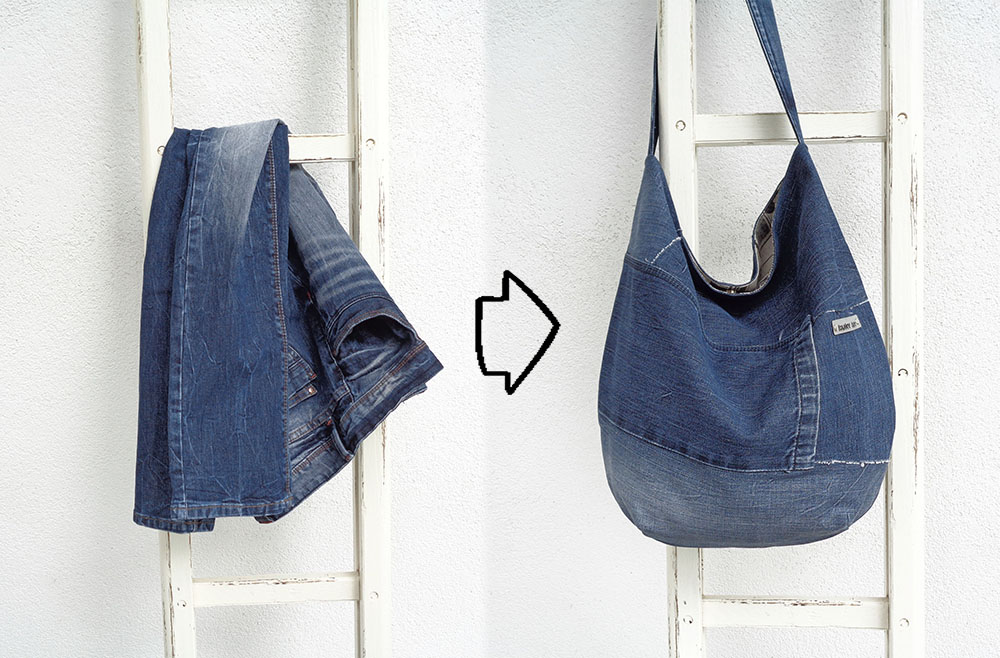 denim tote bolsa pattern