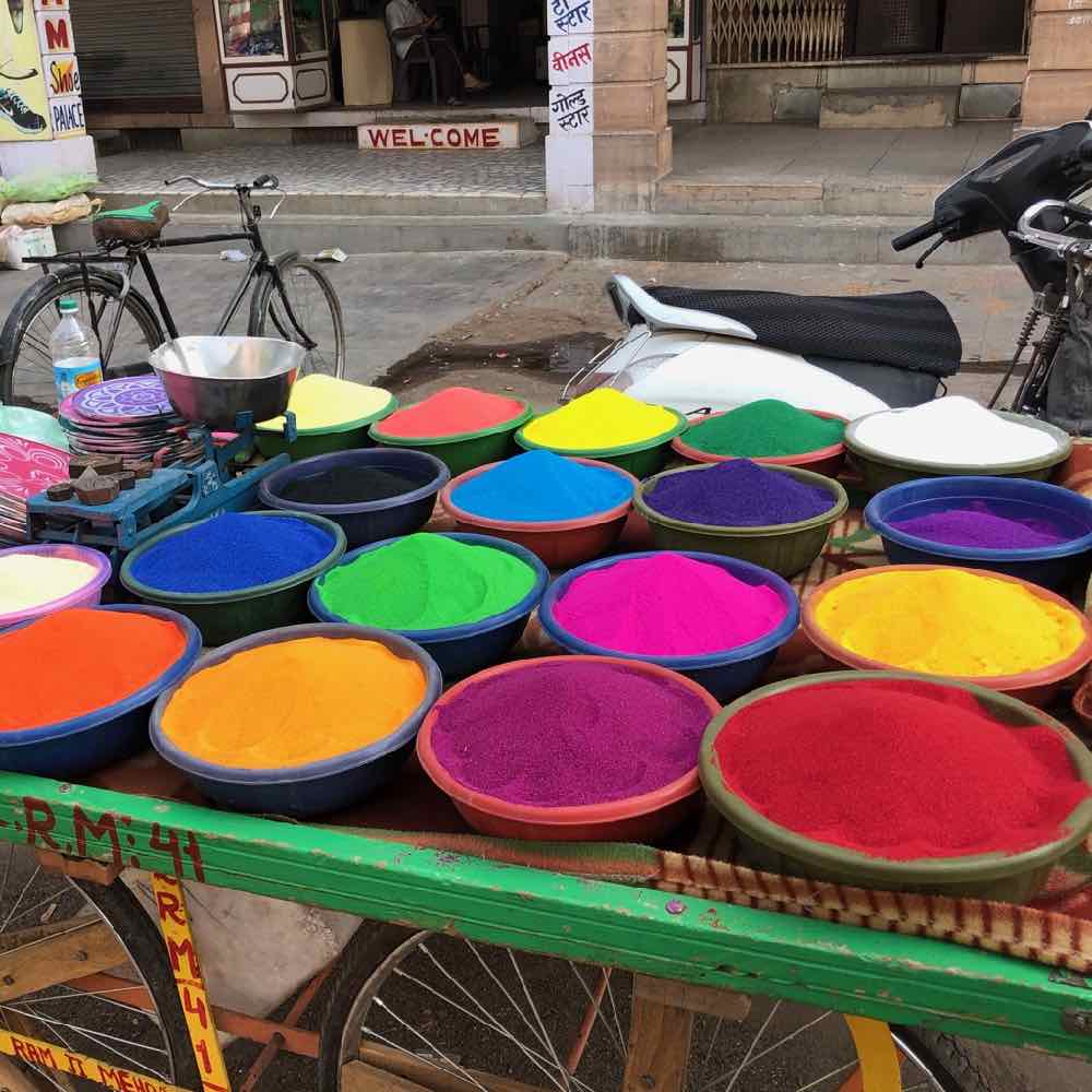 Vendeur de Pigments - Jodhpur - Rajasthan - Inde