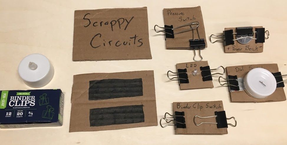 Scrappy Circuits core bricks