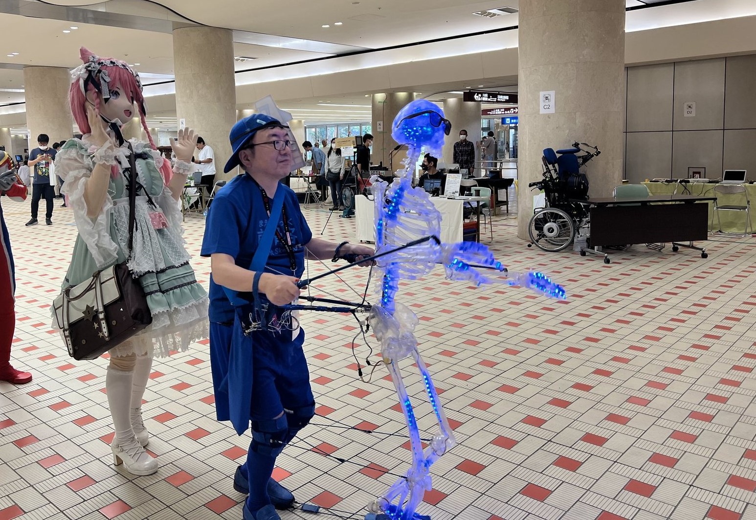 LED Front Skeleton Robot Additional Photo