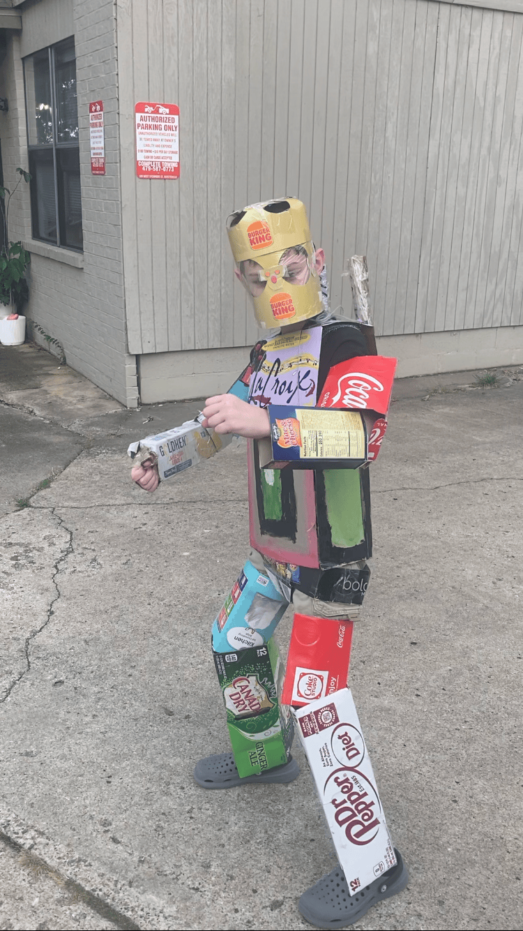 Cardboard Man - Maker Faire NW Arkansas