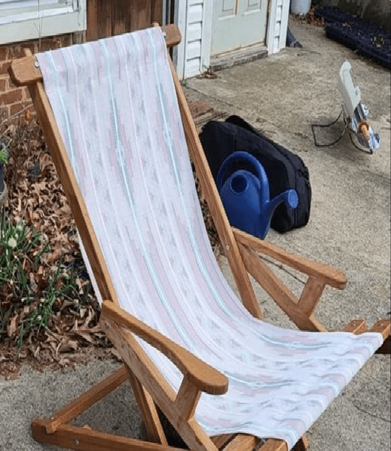 Chorsie Rocking Sling Chair - Maker Faire NW Arkansas