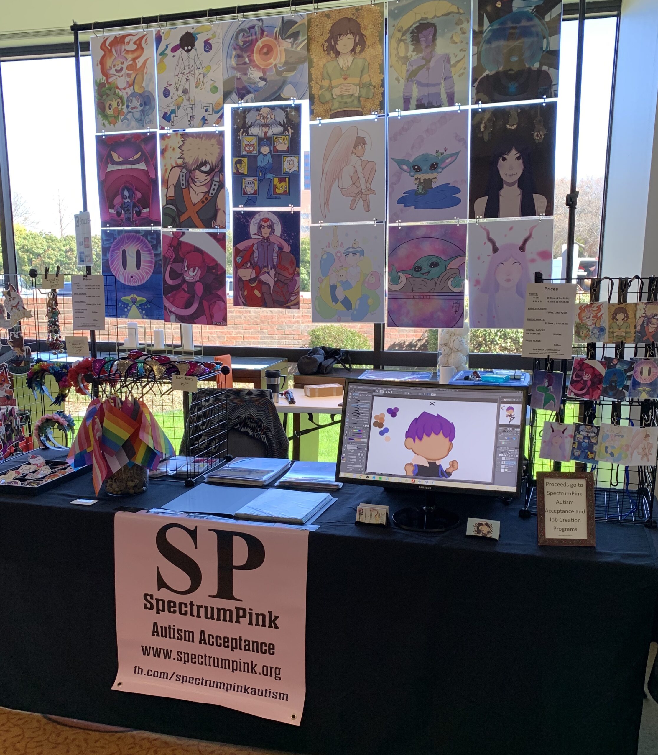 SpectrumPink Maker Faire Yearbook Photo