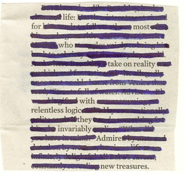 Learn How to Make Erasure Poetry - Maker Faire Pioneer Valley