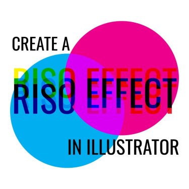 riso print effect illustrator