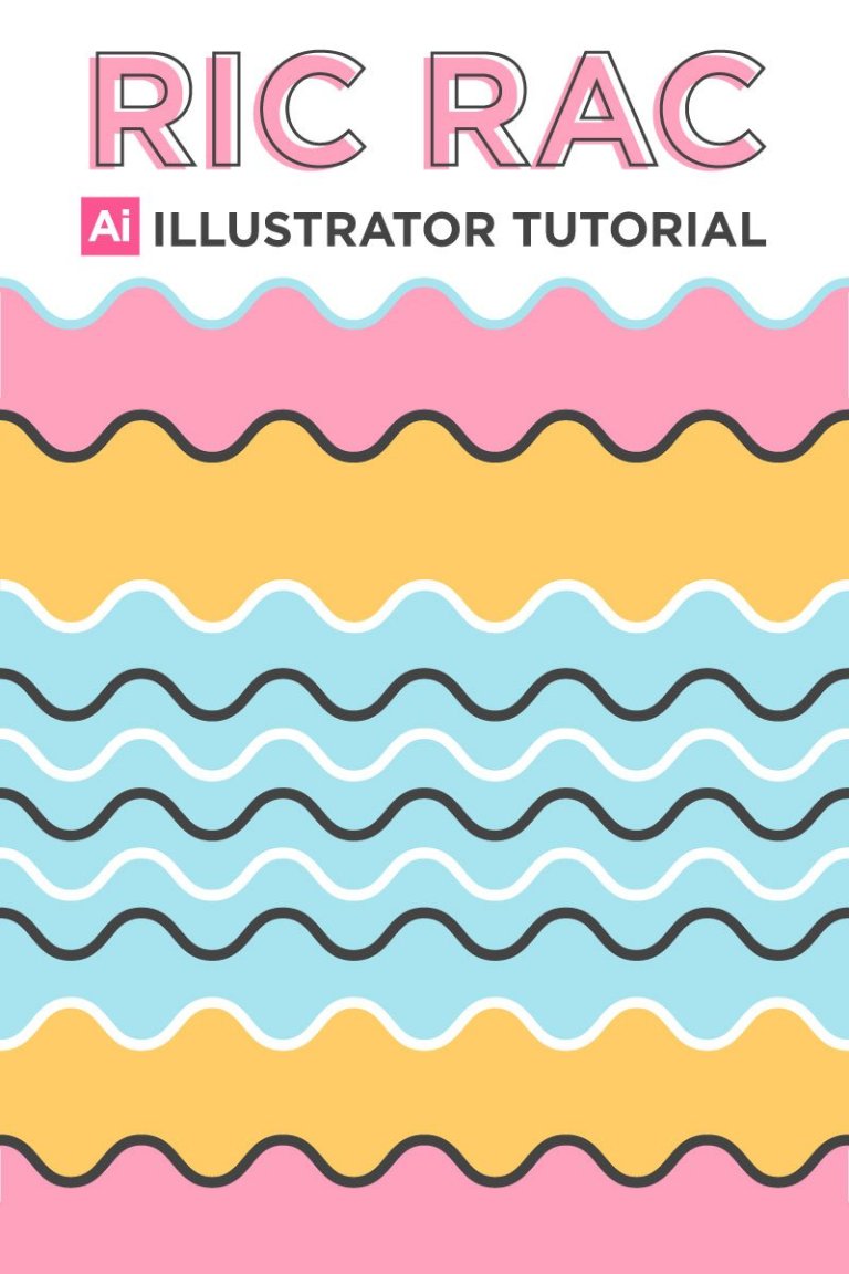 Ric Rac Line How to Create Ric-Rac in Illustrator - Maker Lex