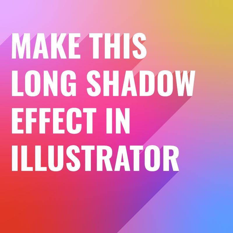 Long Shadow Effect Illustrator Tutorial