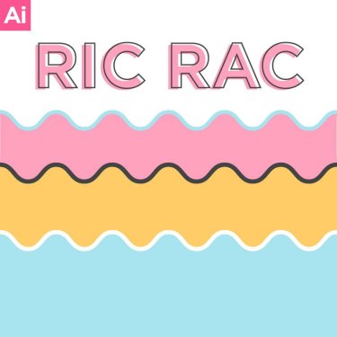 Easy Illustrator Ric Rac Tutorial