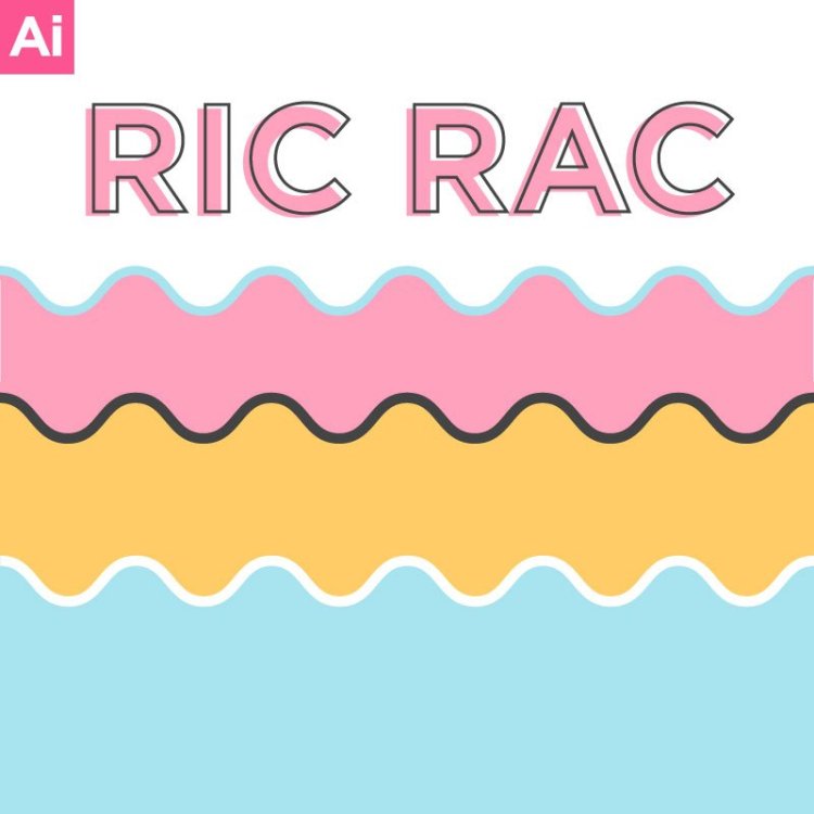 Ric Rac Line How to Create Ric-Rac in Illustrator - Maker Lex