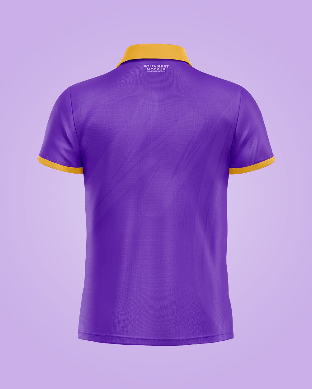 Você também pode usar este mockup para mostrar suas camisetas da campanha de conscientização, por exemplo. Polo T Shirt Mockup Back Mockup Camisa Polo Costas Maker Mockup