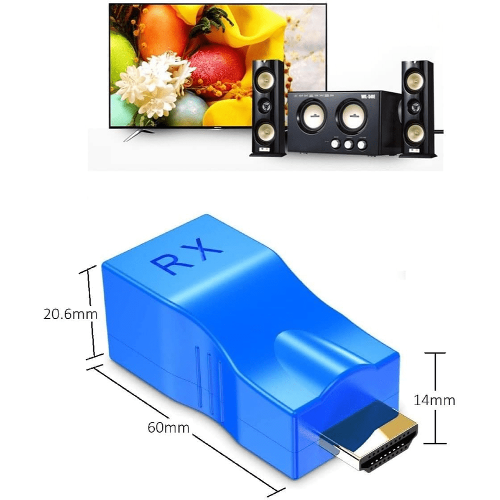 Hdmi Extender Over Cat 2Pcs 30 Meters For 1080P HDMI Extender To