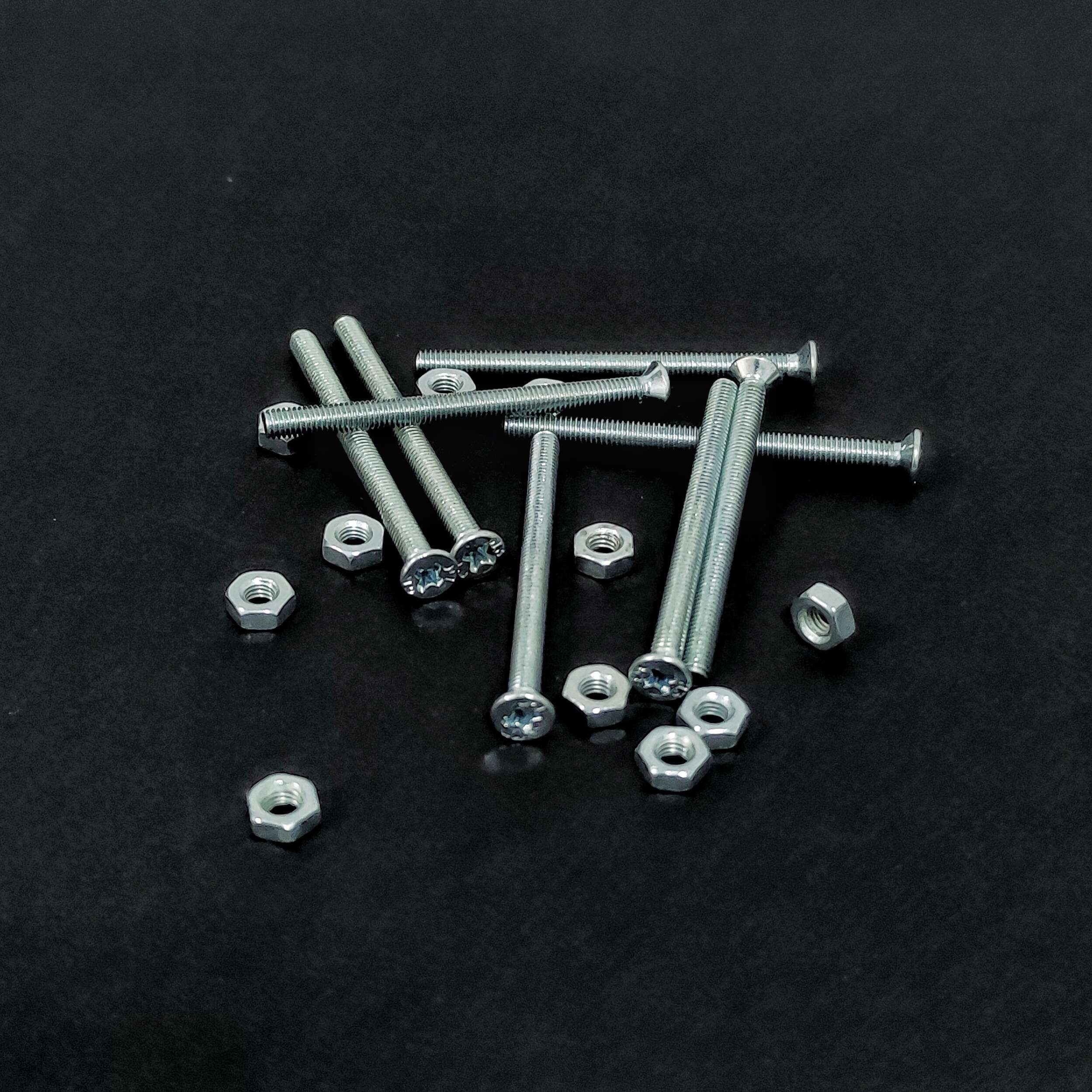 Screw M3mm*4cm + Nuts (10Pcs) Makers Electronics