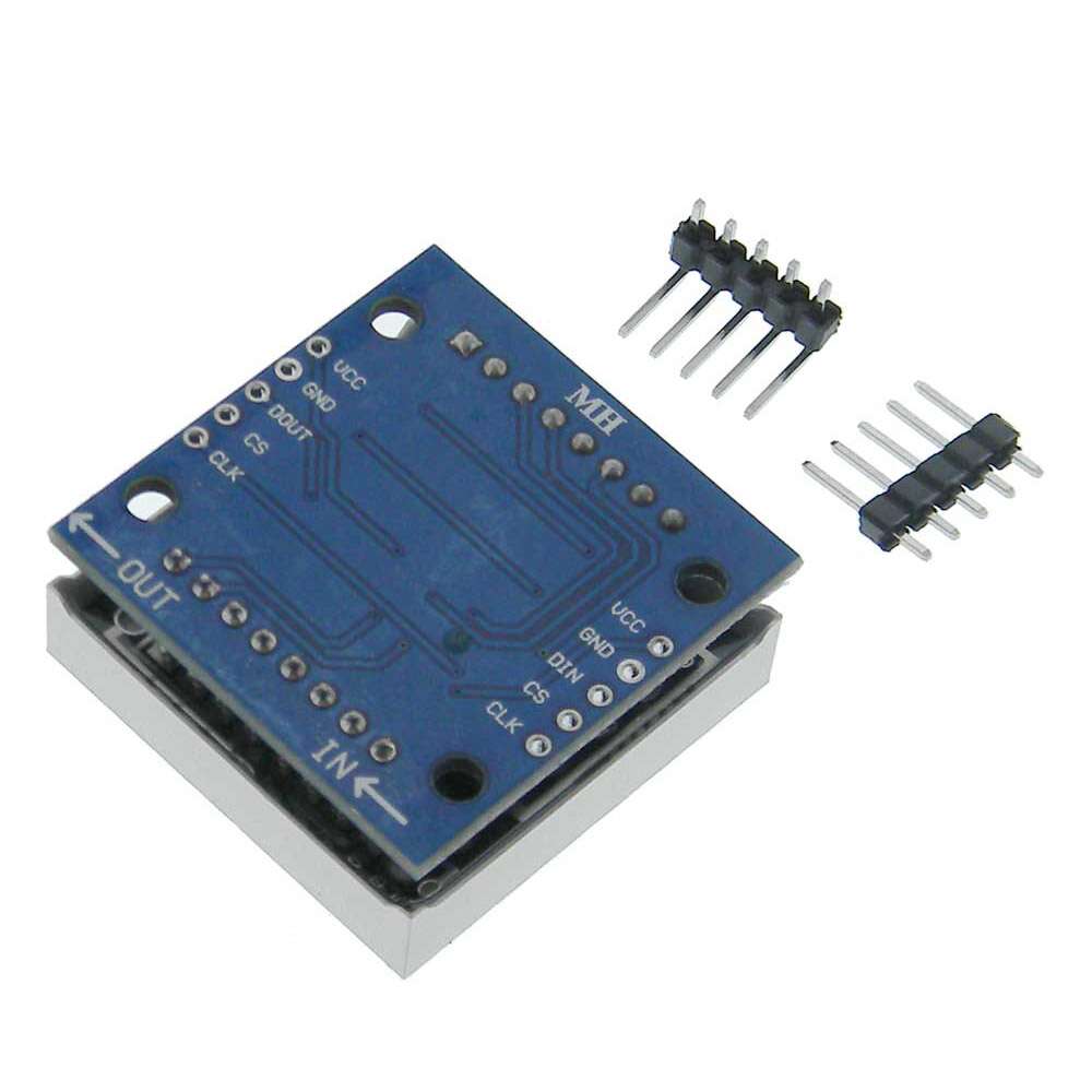 MAX7219 8X8 Dot LED Matrix Display Module FC-16 (Solder) | Makers ...