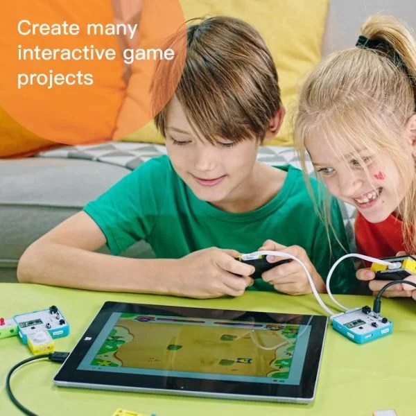 ELECROW Crowbits-Creator Kit Based on Arduino, 12-in-1 STEM Toy for Kids - Image 3