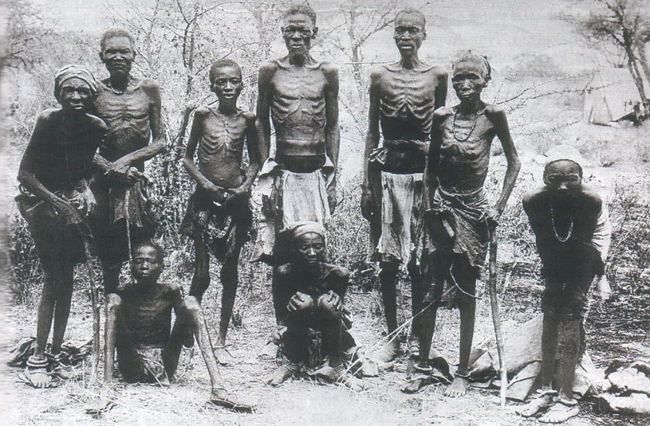 Herero's forced to Starvation by German Authorities