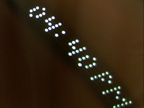 Binary POV wristwatch