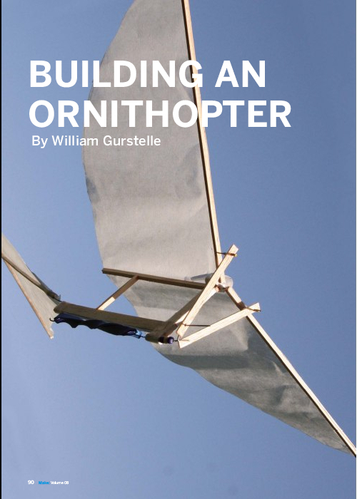 Weekend Project: Build an Ornithopter (PDF)
