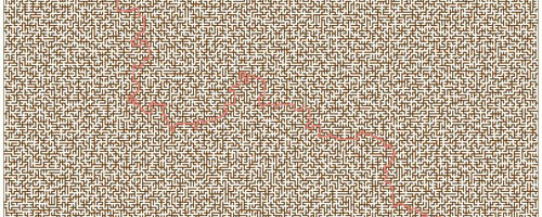Maze-solving robot