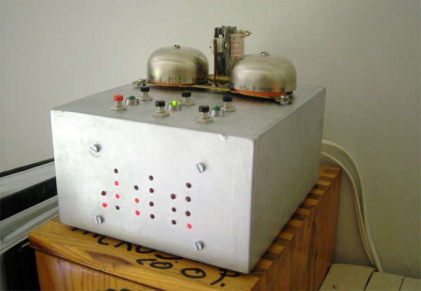 A very serious binary alarm-clock