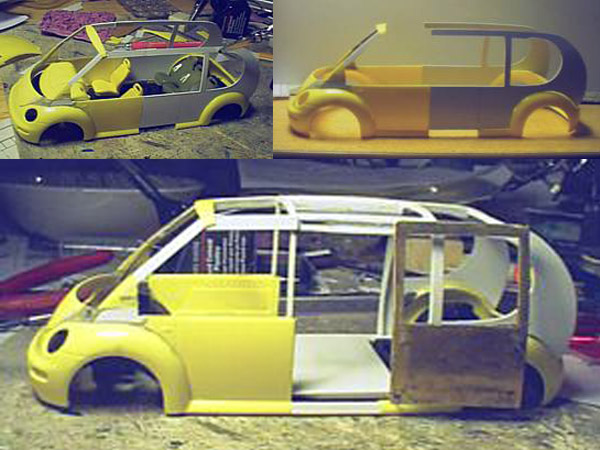 Modifying a VW Beetle model