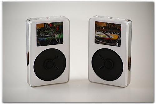 iPod speakers made out of iPods