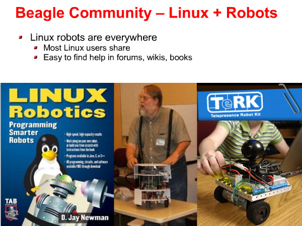 HomeBrew Robotics Club presentation on making Beagle Board robots