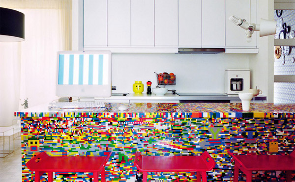 LEGO kitchen counter