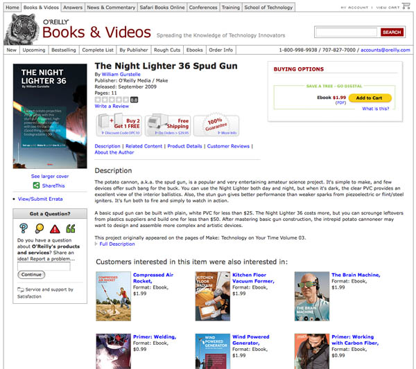 PDFs of MAKE magazine projects and primers