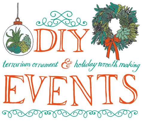 DIY Wreath & Terrarium Classes This Weekend in Brooklyn