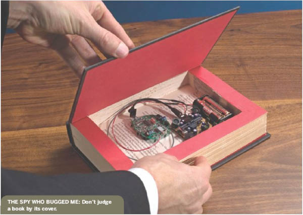 “Bug-in-a-Book” project at the Spy Museum