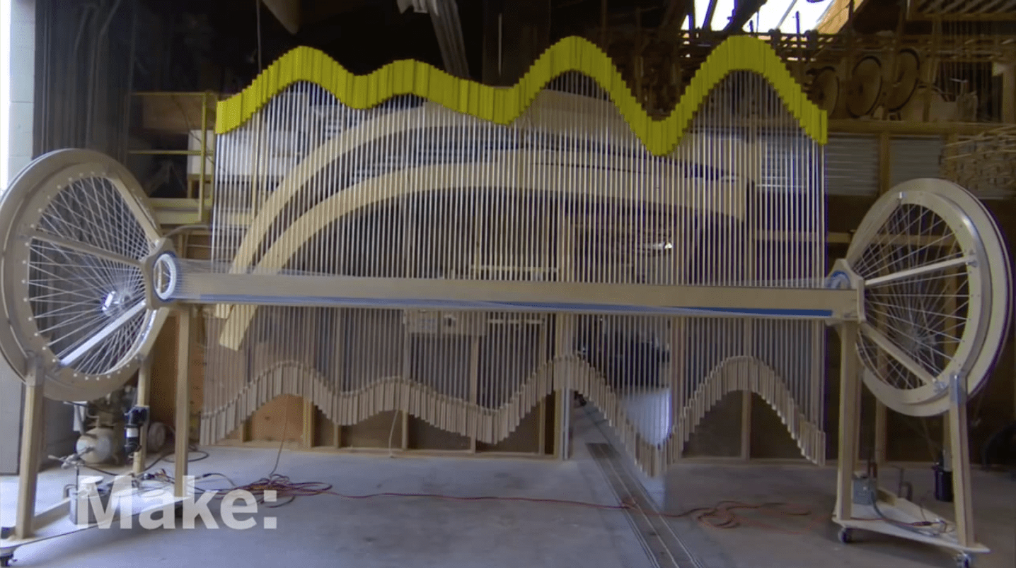 Maker Profile – Kinetic Wave Sculptures on MAKE: television