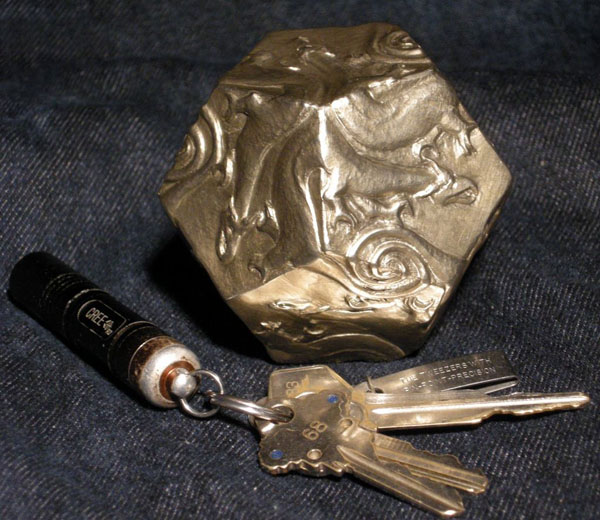 Scott’s Pentagonal Dragon Tiling on a Dodecahedron