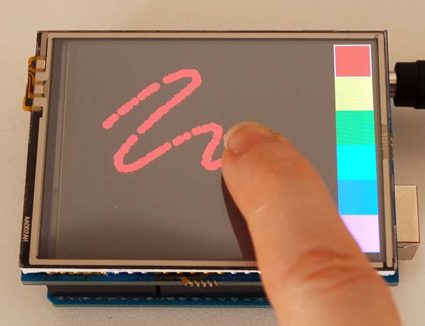New in the Maker Shed: TFT Touch Shield