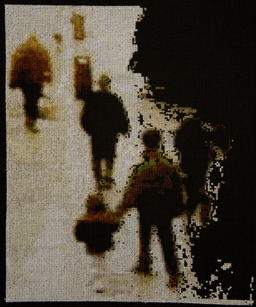 Surveillance Camera Cross Stitch