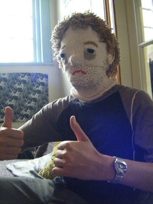 Knitted Hangover Mask