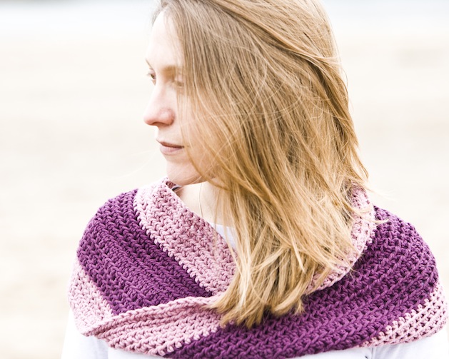 Flashback: Crocheted Mobius Cowl