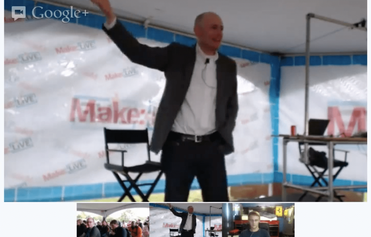 Imagining the Future and Building It on Make: Live Stage at World Maker Faire 2012